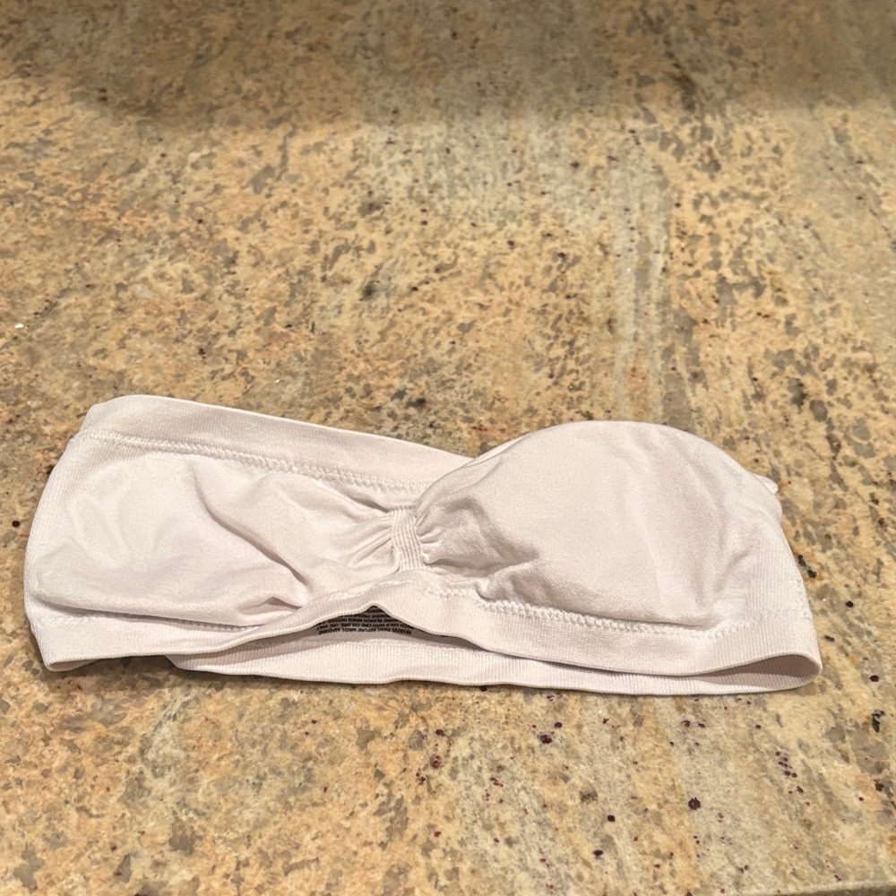 Fruit of the Loom Cream Bandeau Bra